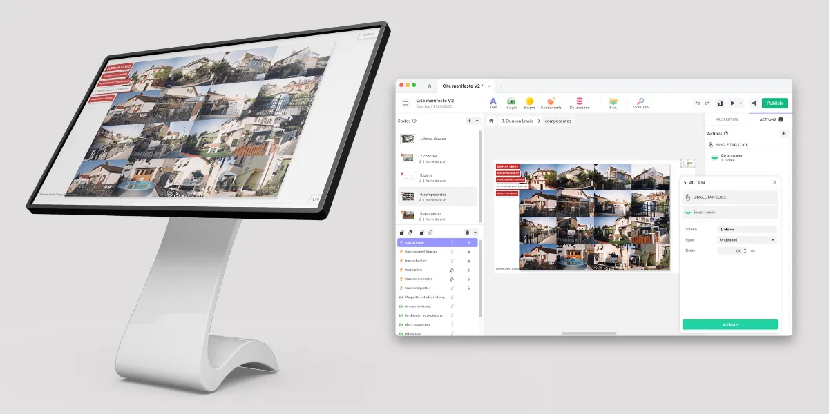 PandaSuite touch screen software