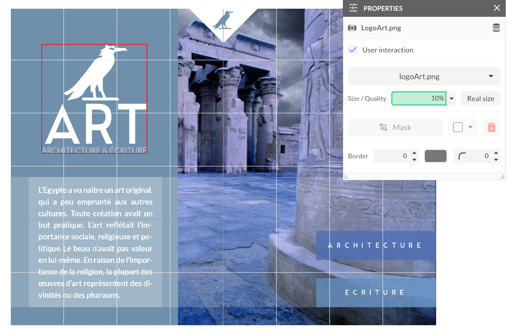 Make it visually appealing