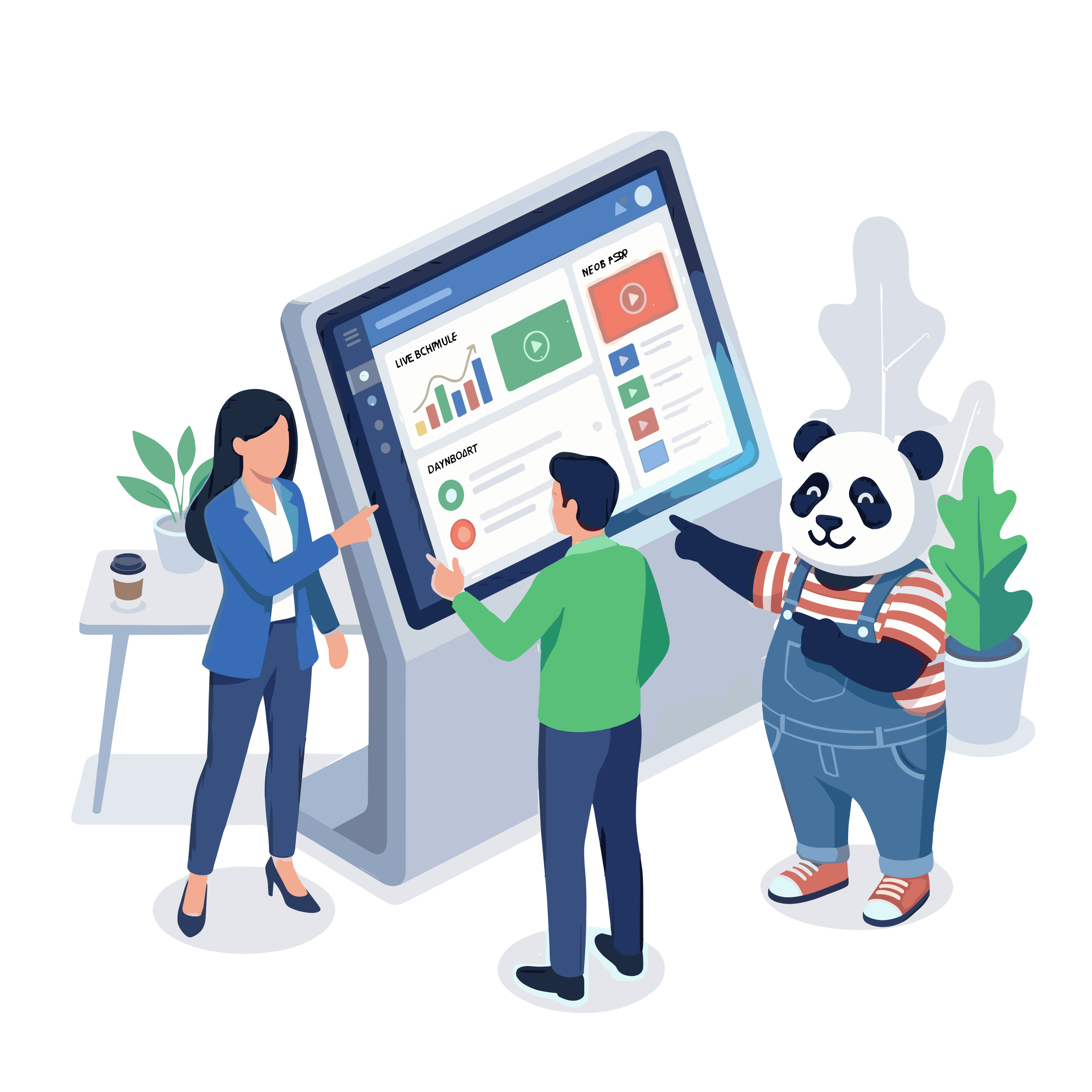 Digital signage software interface